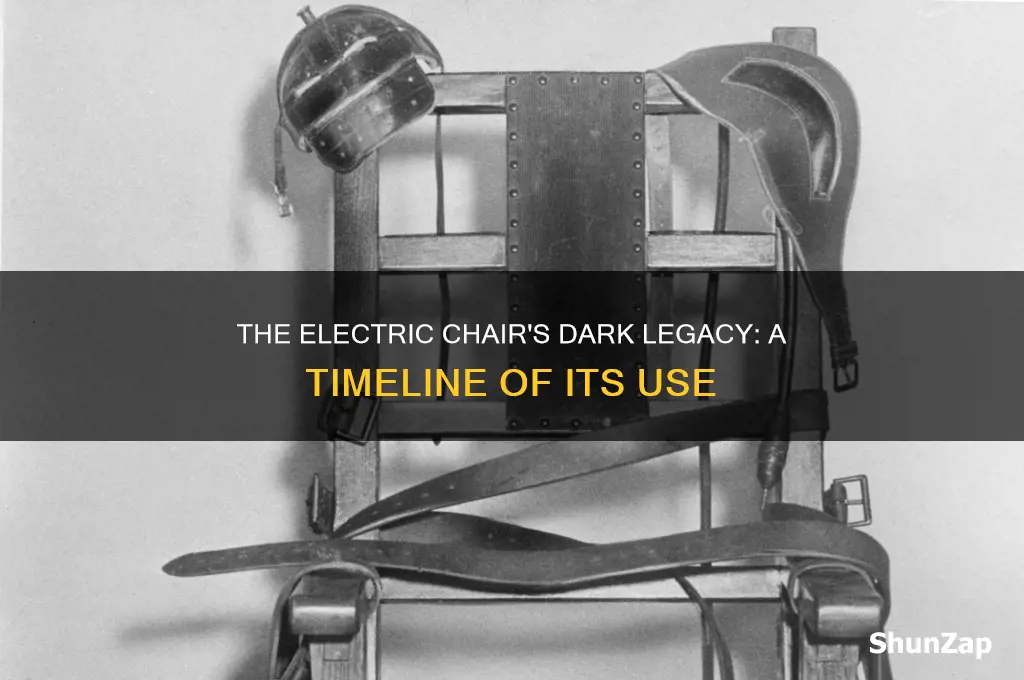 how long was the electric chair used