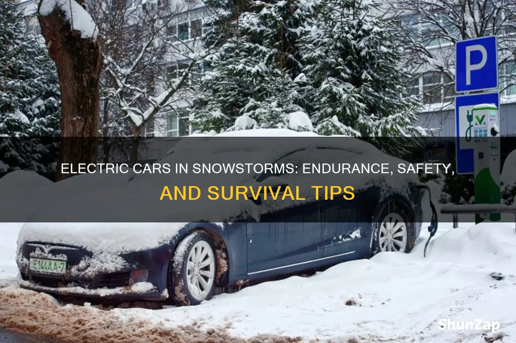 how long would an electric car last in a snowstorm