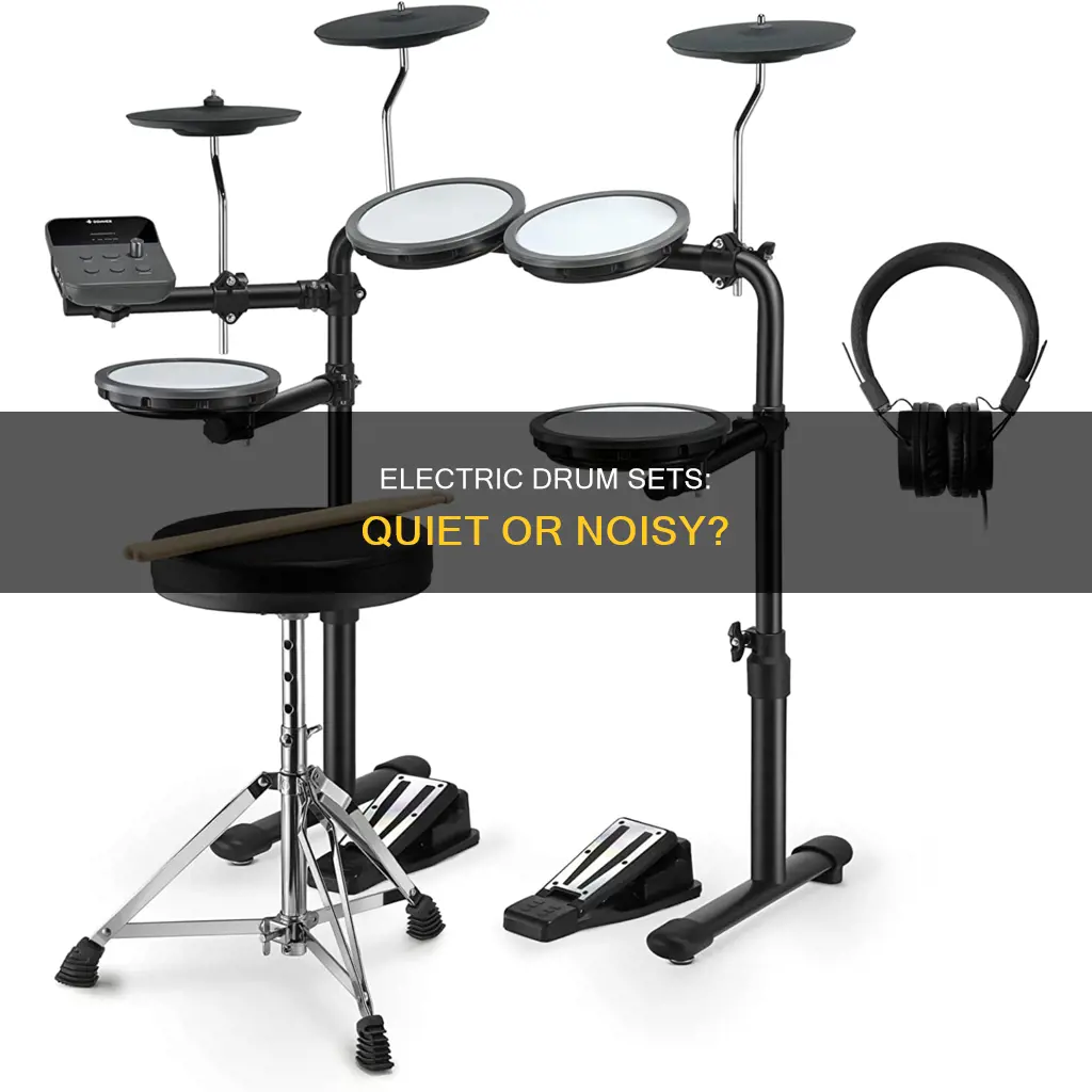 how loud is an electric drum set