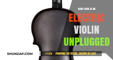 Electric Violin Acoustics: How Loud Unplugged?