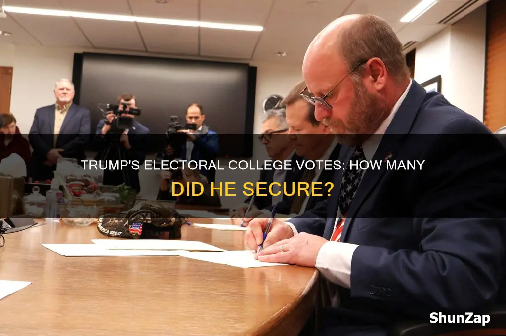 how maey electral vote go to trump