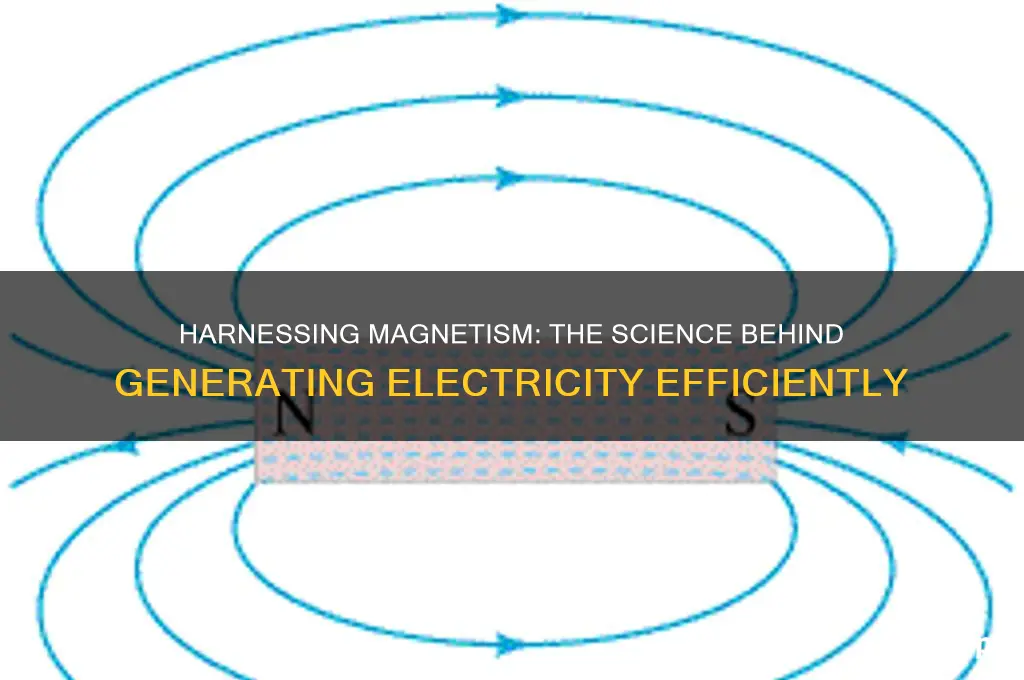how magnetism used to produce electricity
