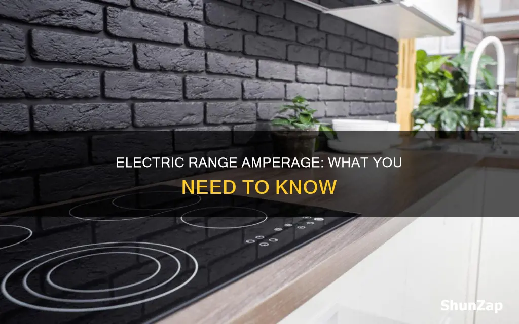 how many amp is an electric range