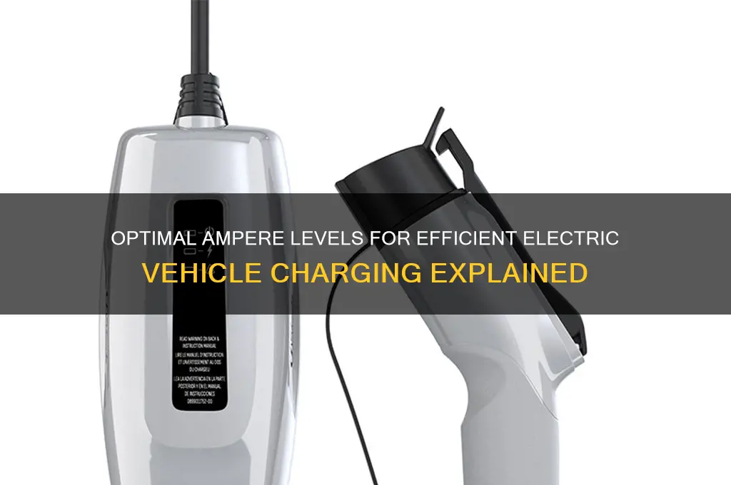 how many amp to charge electric car