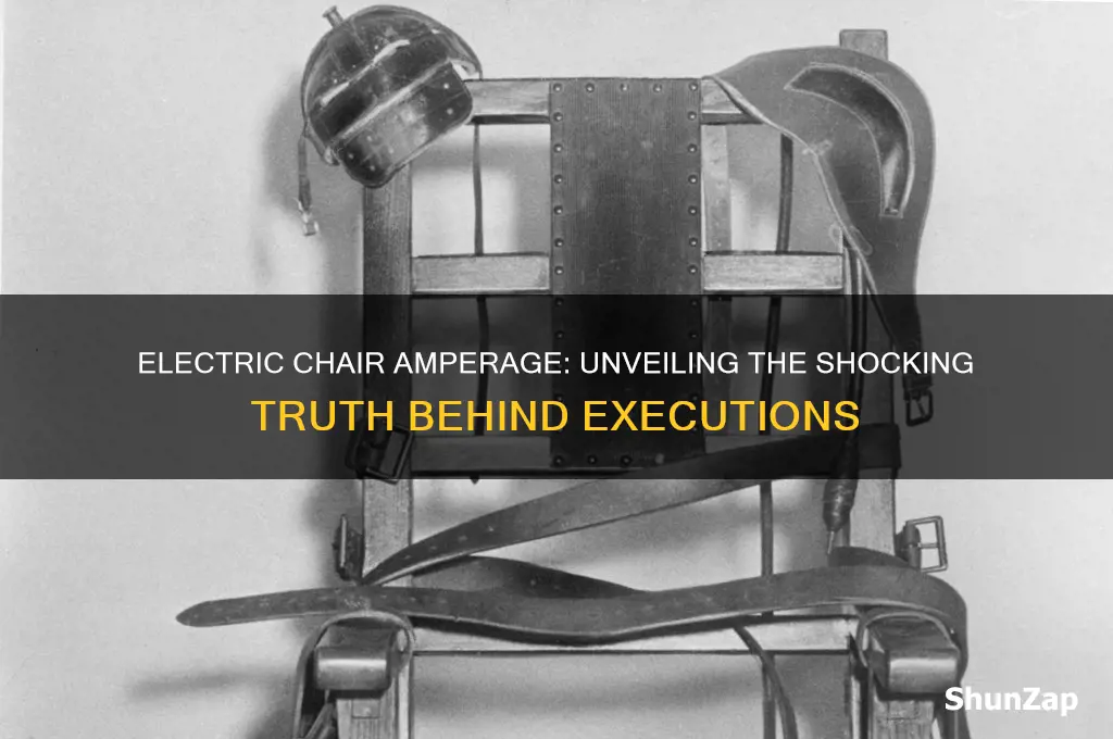 how many amperes are used in the electric chair