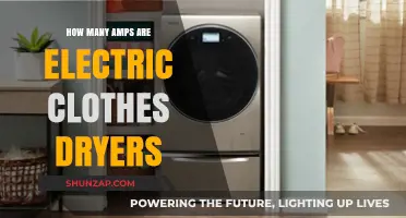 Amperage Demands of Electric Clothes Dryers Explained