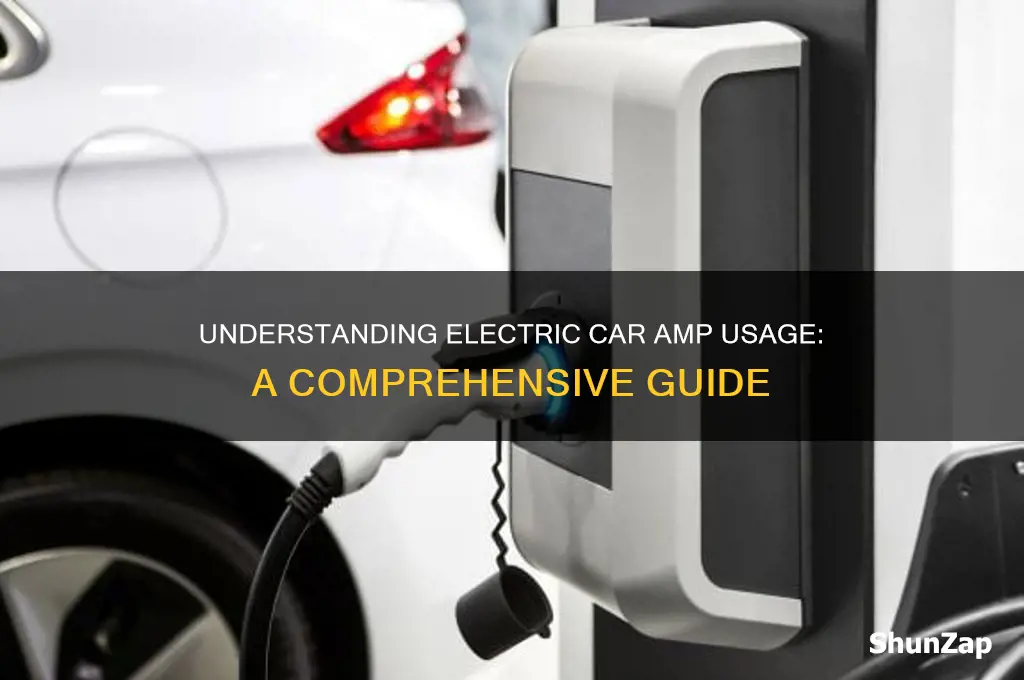 how many amps do electric cars use