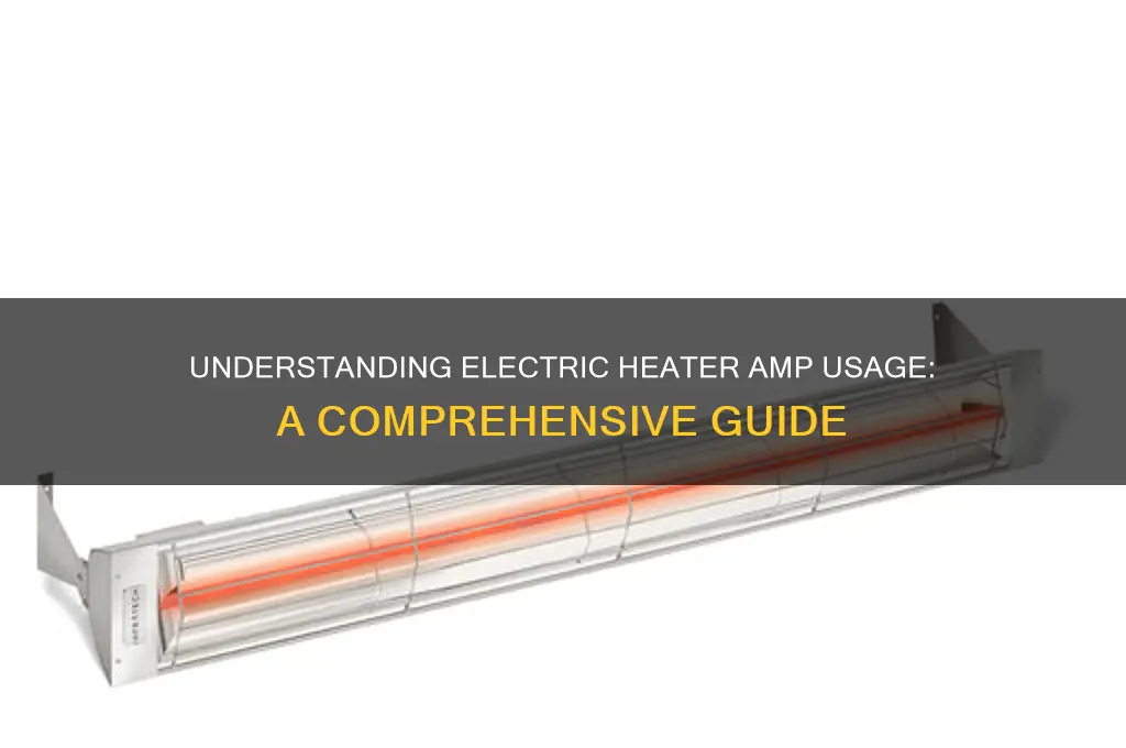 how many amps do electric heaters use