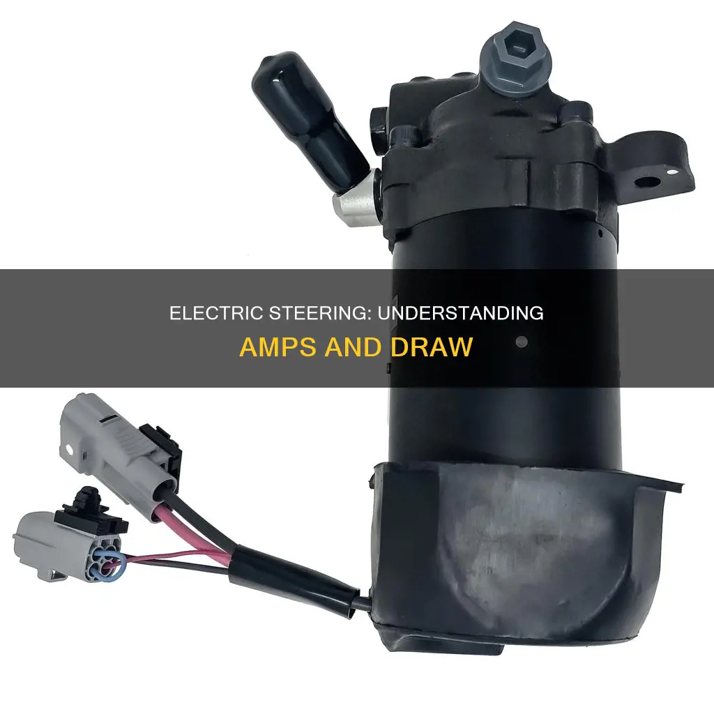 how many amps do electric steering draw