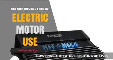 Calculating Amps for a 1200-Watt Electric Motor: A Simple Guide