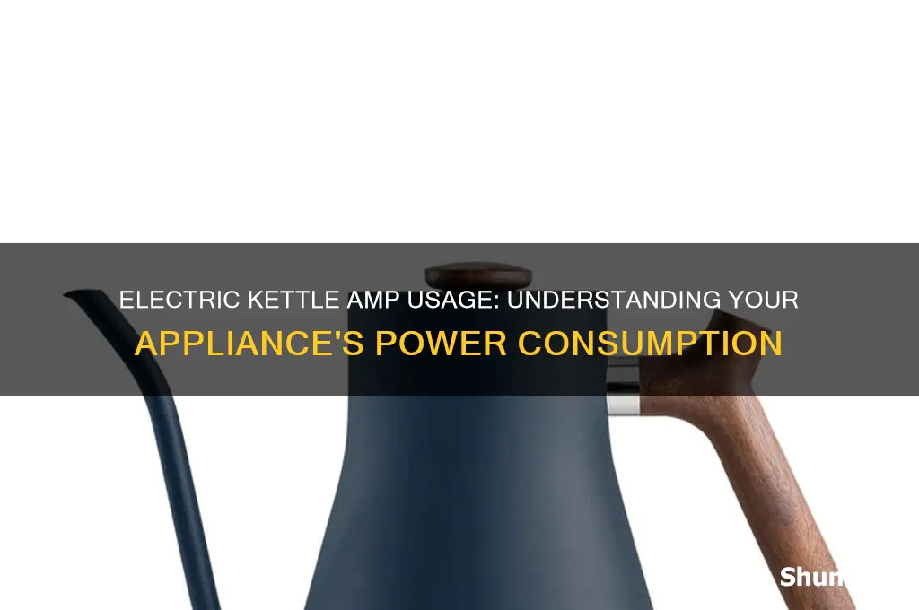 how many amps does a electric kettle use