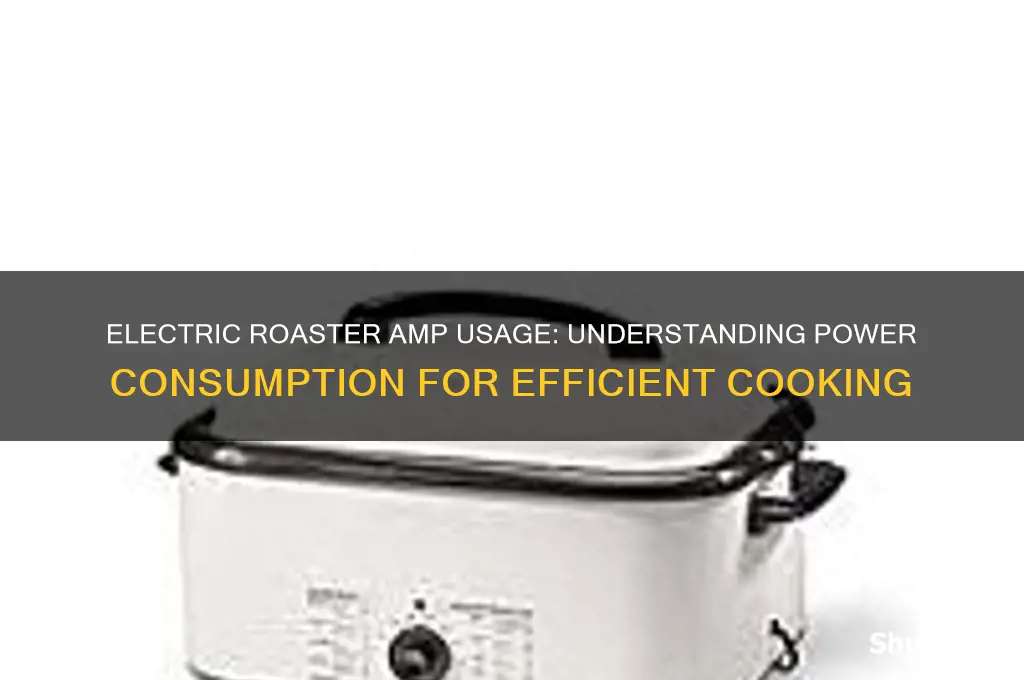 how many amps does an electric roaster use