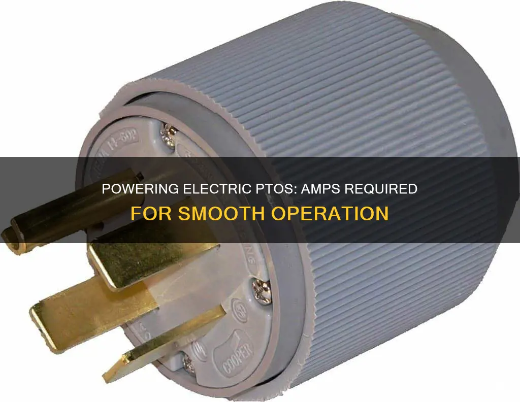 how many amps to run electric pto