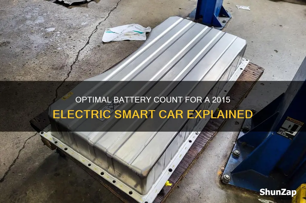 how many bateries for a 2105 electric smart car