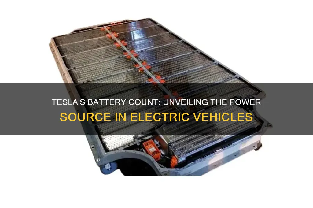 how many batteries are in a tesla electric car