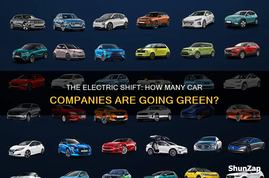 how many car companies are going electric
