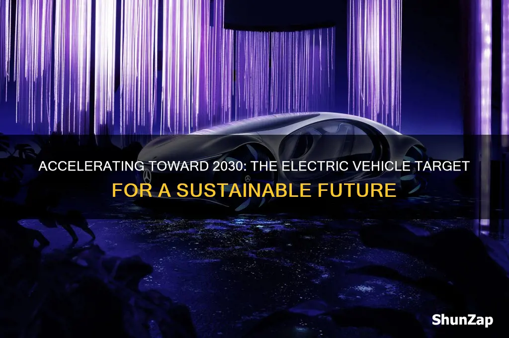 how many cars need to be electric by 2030