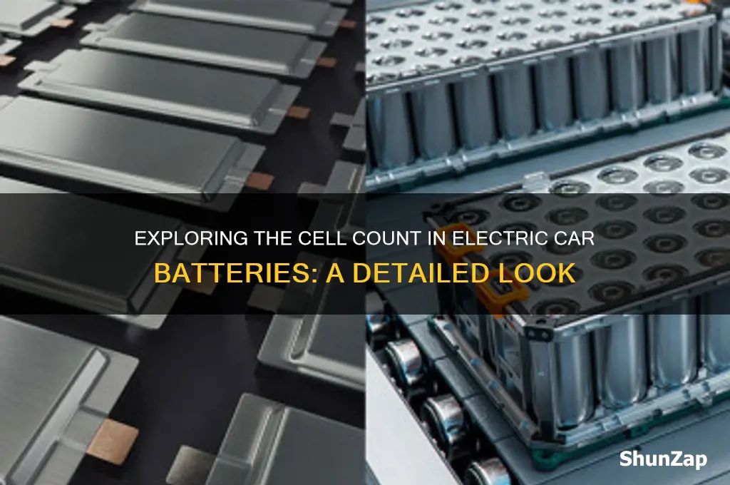 how many cells are in an electric car battery