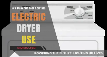 Electric Dryer CFM Usage: Understanding Airflow for Efficient Drying