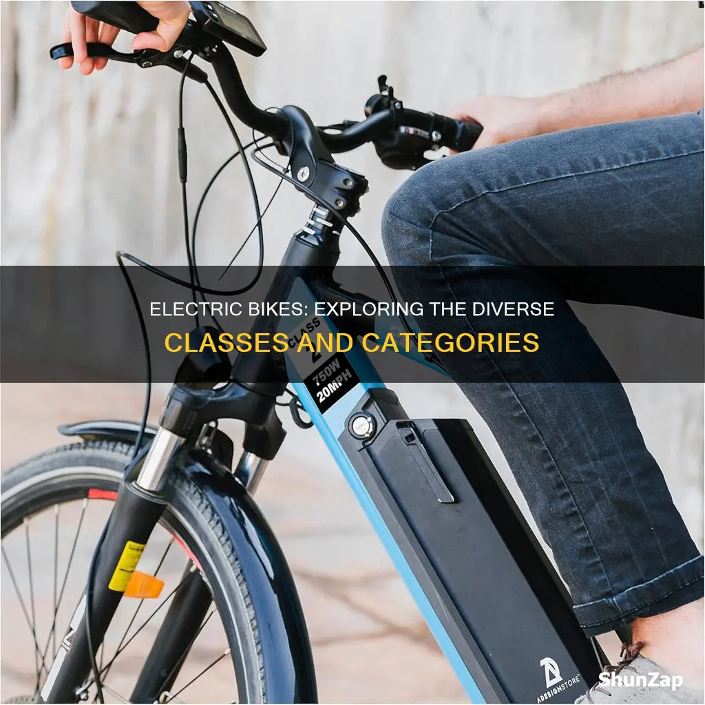 how many classes of electric bikes are there