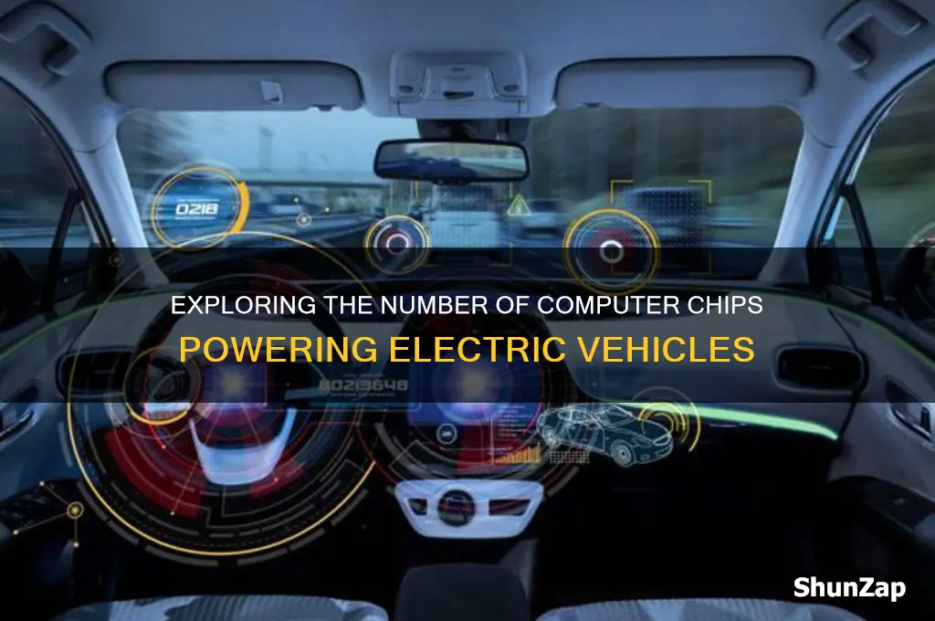 how many computer chips in an electric car
