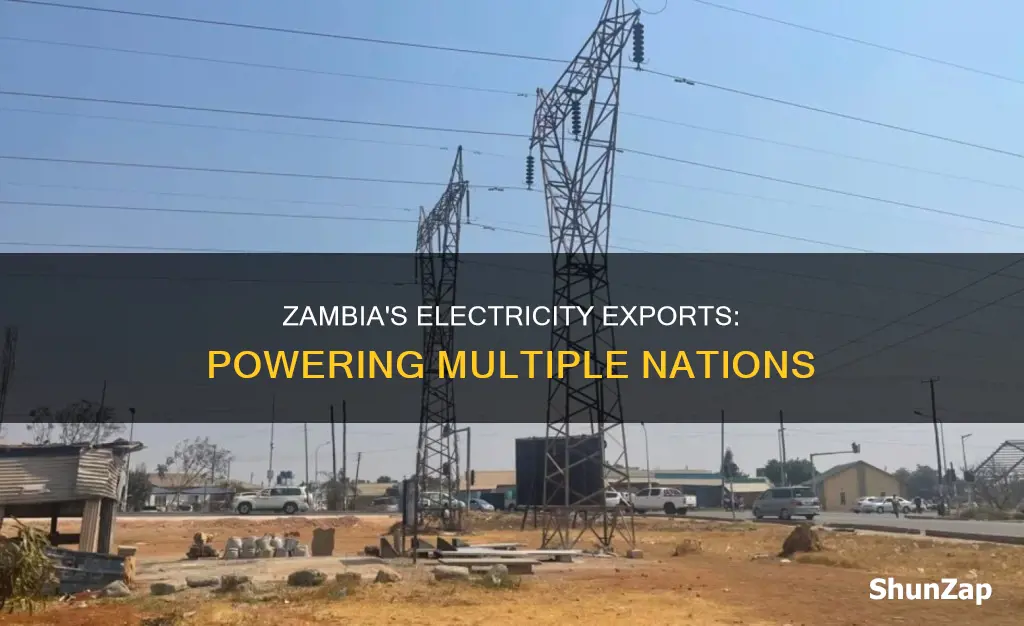 how many countries does zambia export electricity