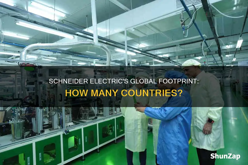 how many countries is schneider electric in