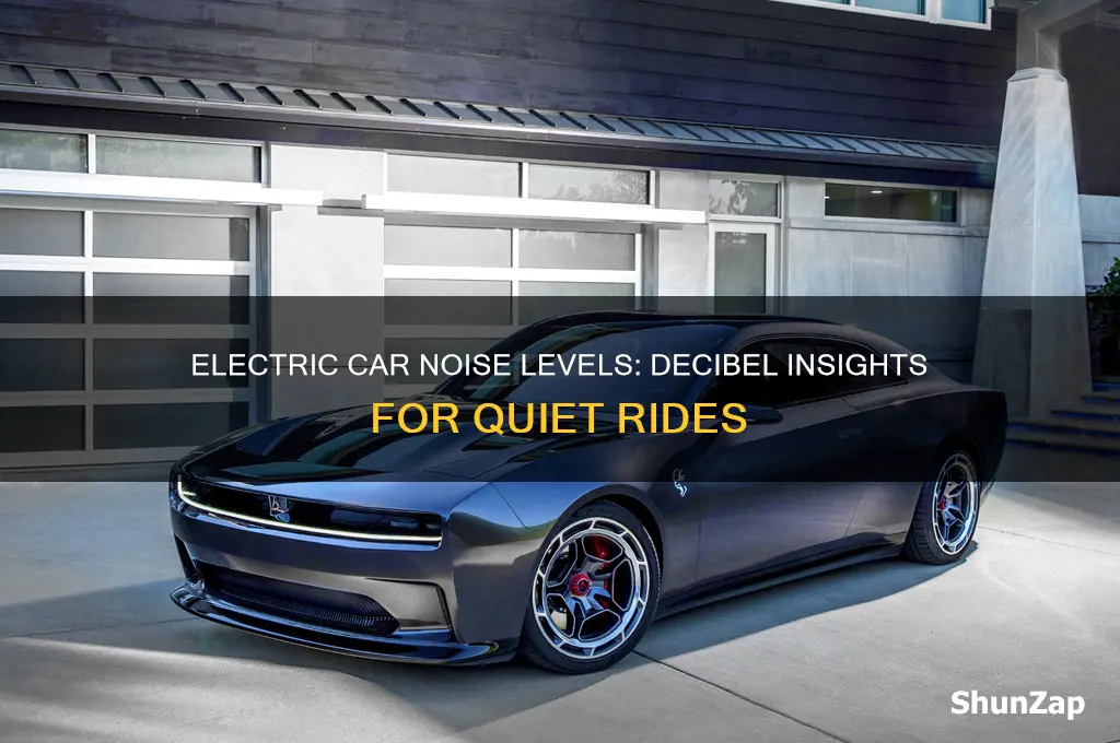 how many decibels is an electric car