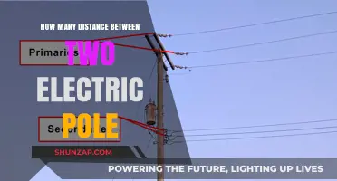 Electric Poles: What's the Standard Distance?