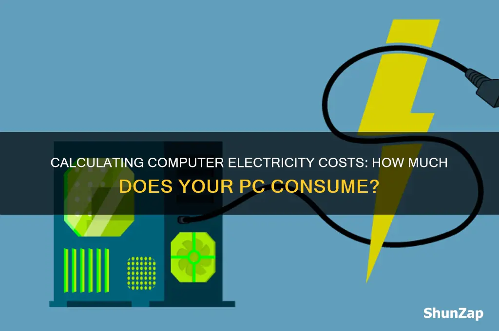 how many dollars does a computer electric use
