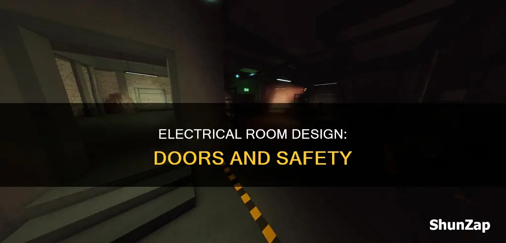 how many doors required in electrical room