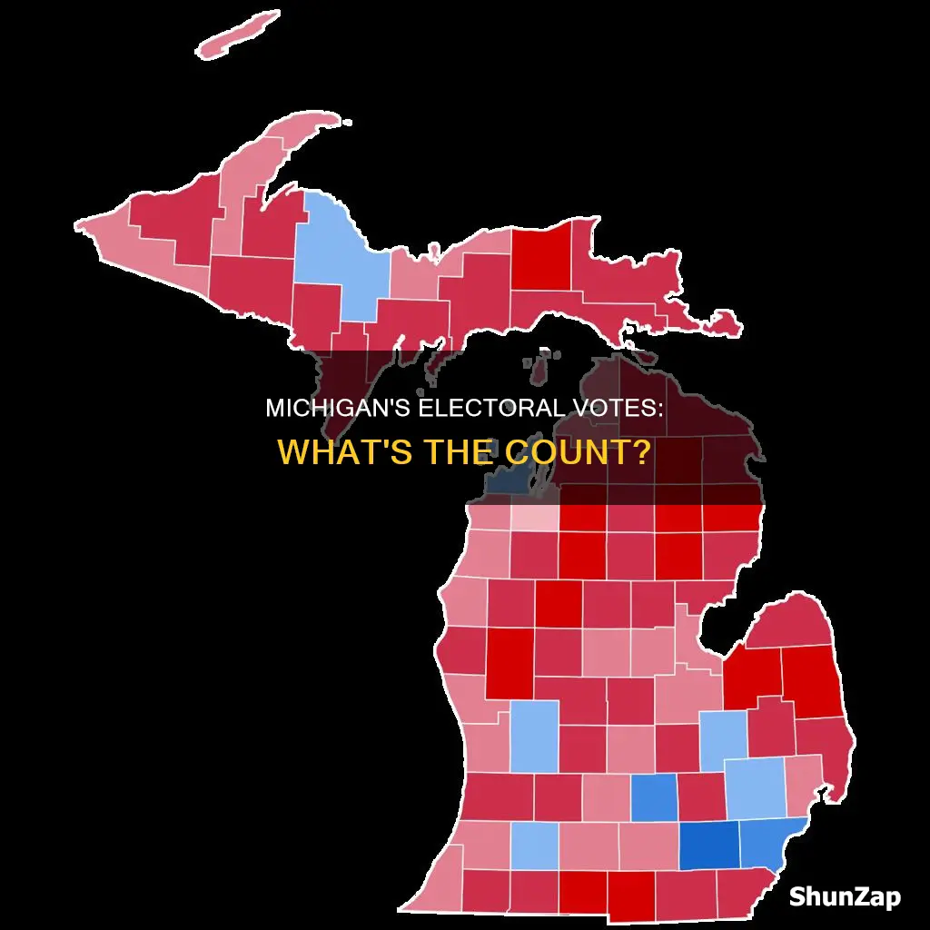 how many electral votes does michigan have
