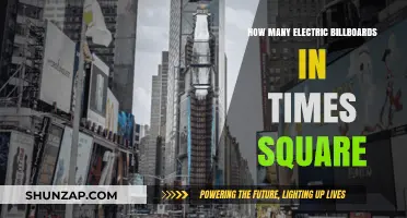 Times Square's Electric Billboards: Counting the Lights
