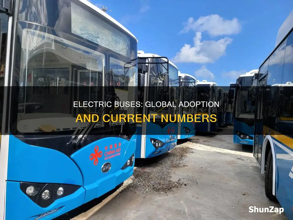 how many electric buses in the world