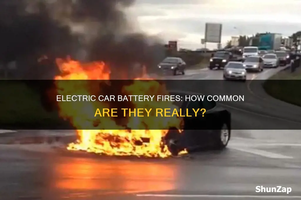 how many electric car batteries have caught fire