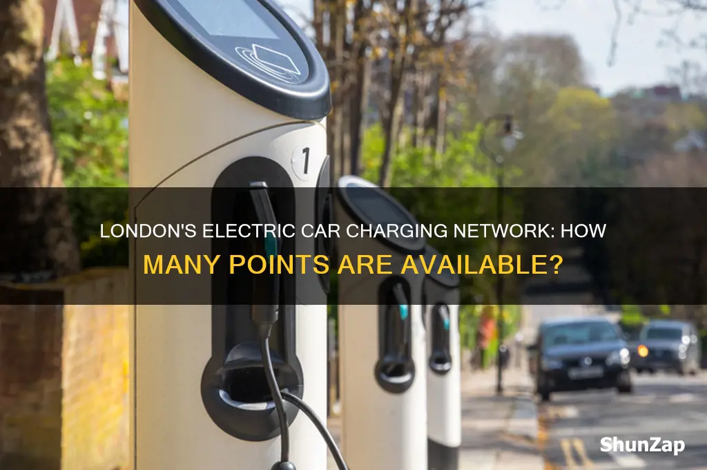 how many electric car charging points are there in london