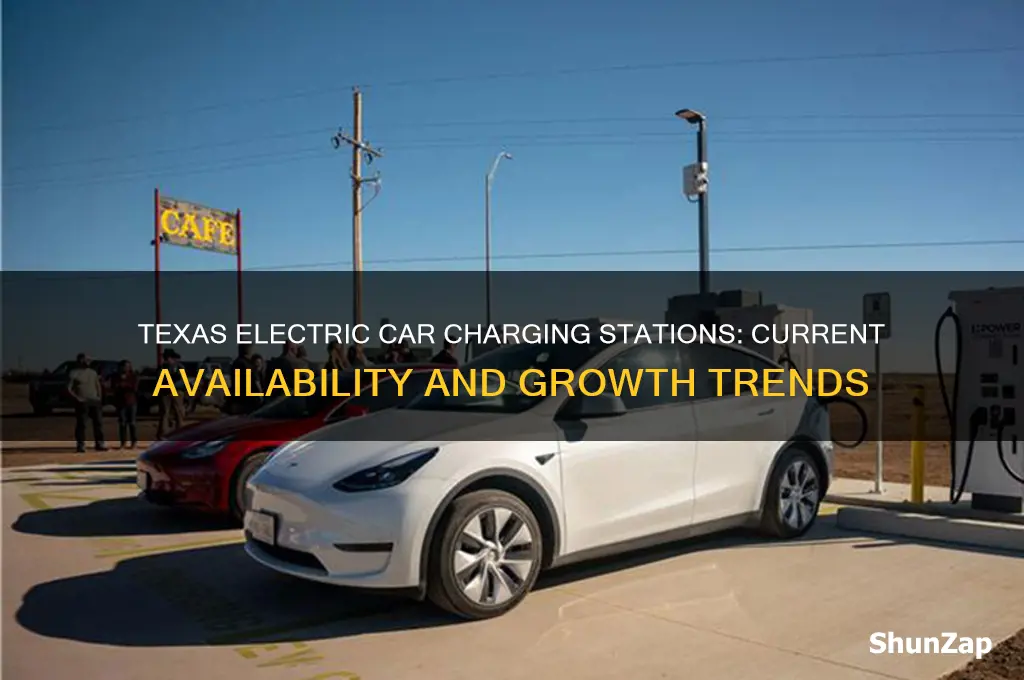 how many electric car charging stations in texas