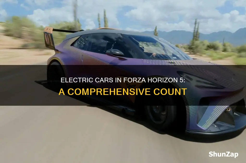 how many electric cars are in forza horizon 5