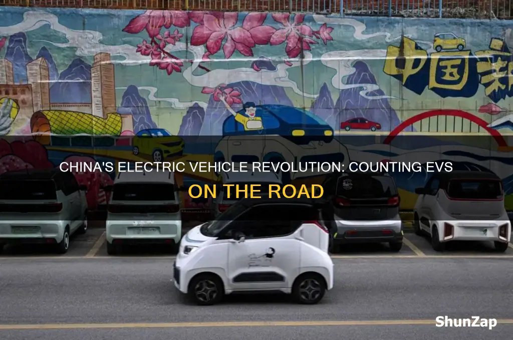 how many electric cars are on road in china