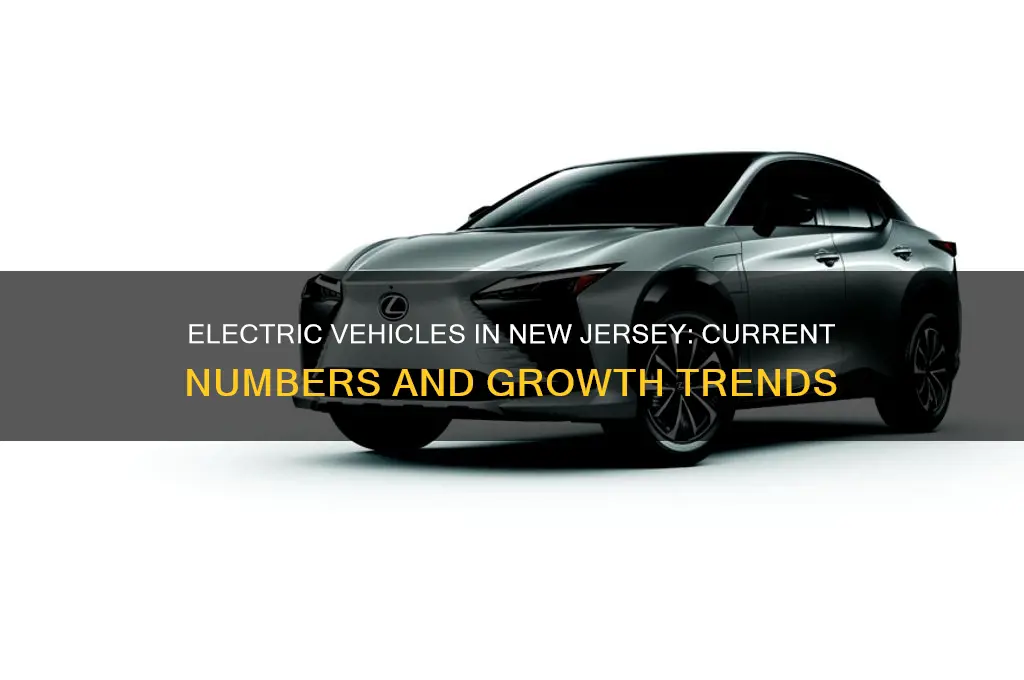 how many electric cars are on the road in nj