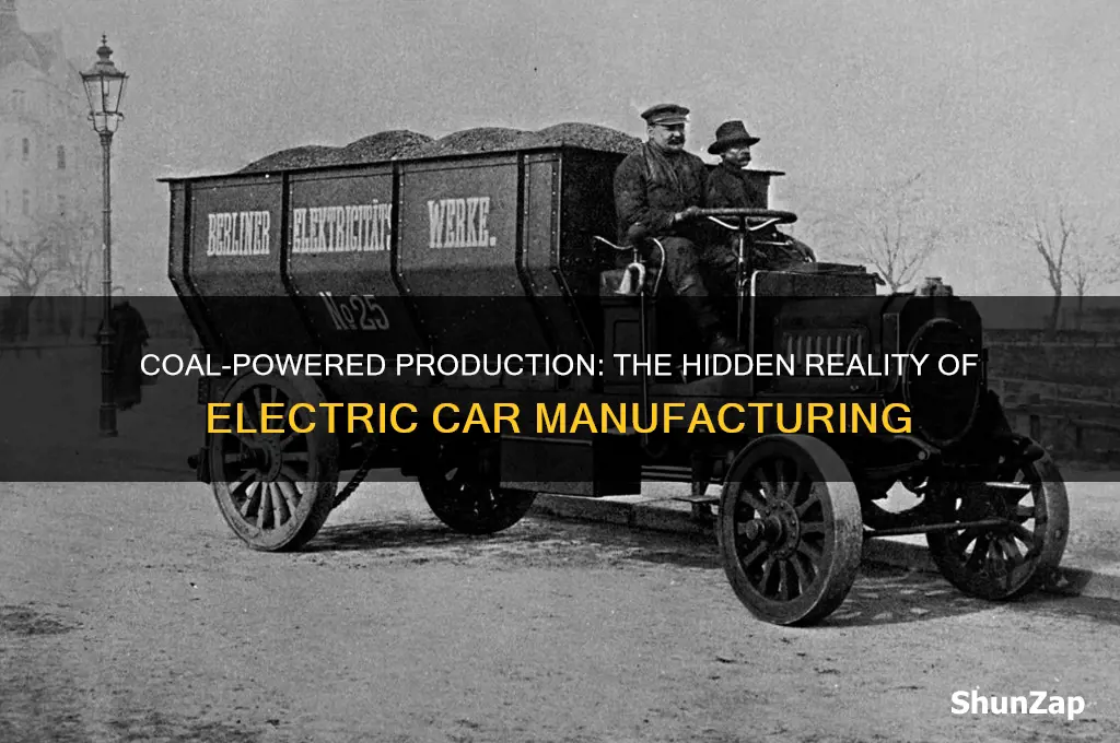how many electric cars are produced with coal energy