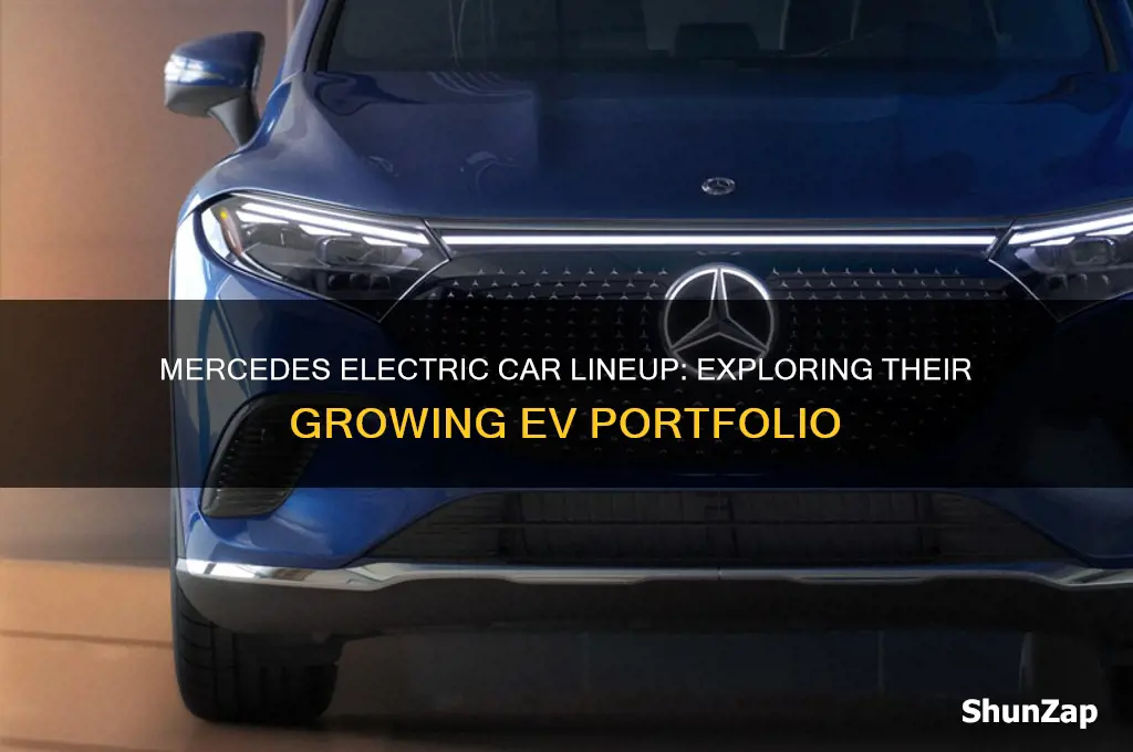 how many electric cars does mercedes have