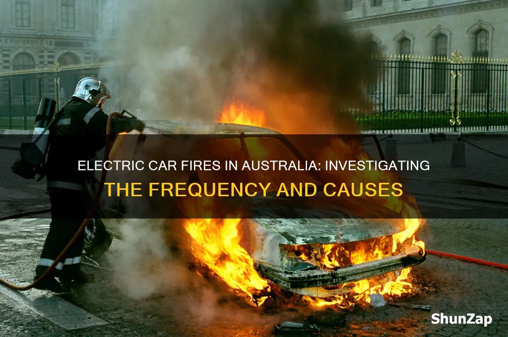 how many electric cars have caught fire in australia