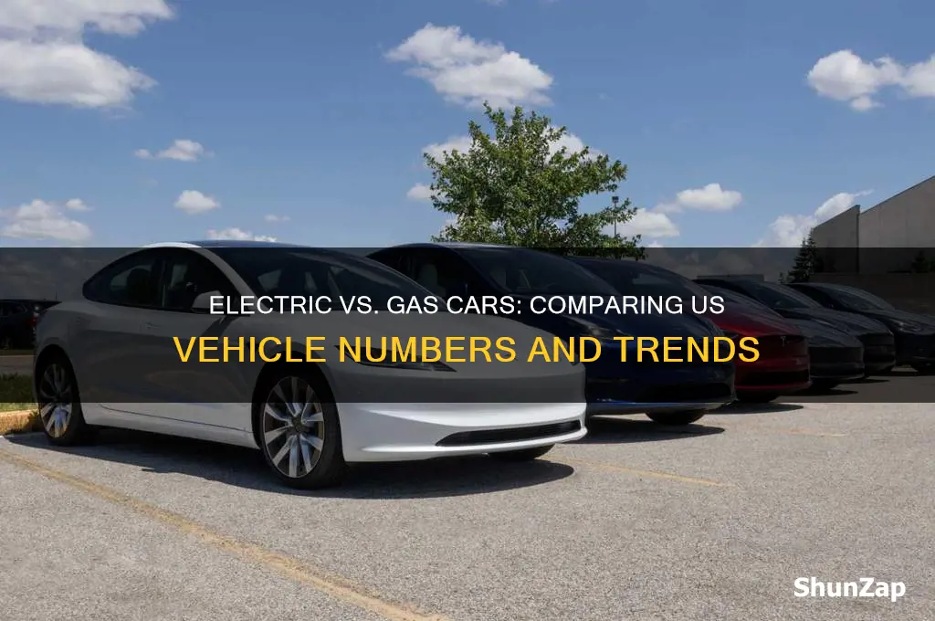 how many electric cars in the us vs gas cars