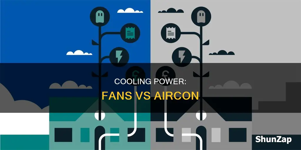 how many electric fan equivalent to aircon