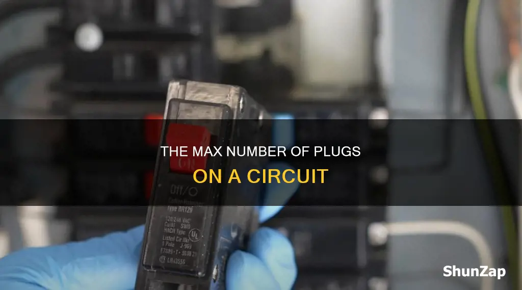how many electric plugs on one circuit
