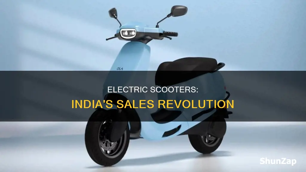 how many electric scooter sold in india