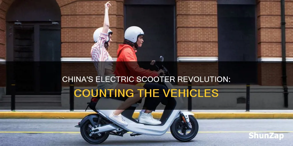 how many electric scooters are in china