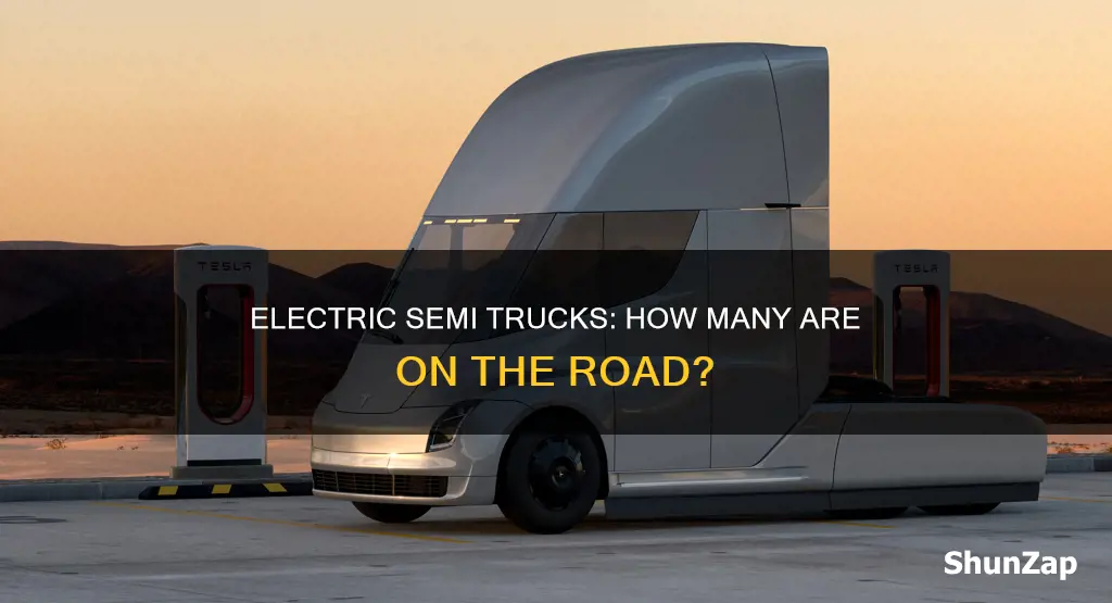 how many electric semi trucks are there