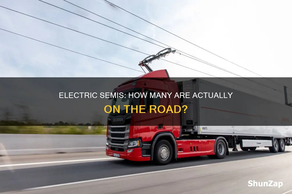 how many electric semis on the road